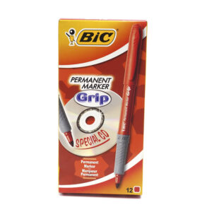 Marcador permanente cd/dvd - vermelho