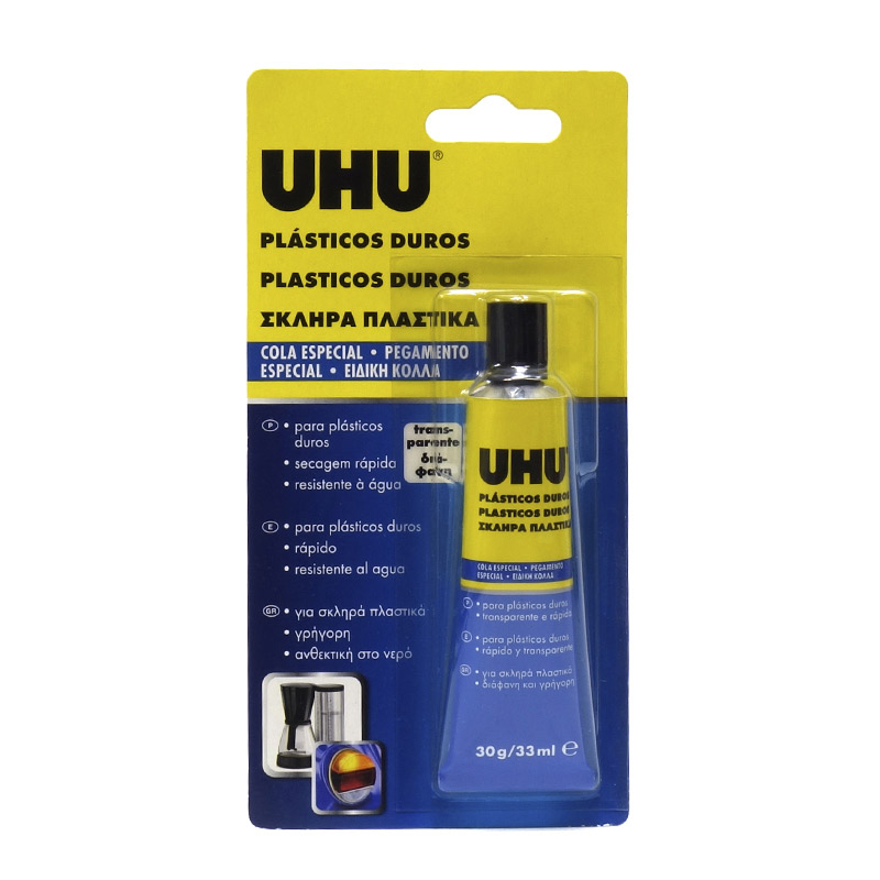 Cola para plásticos duros