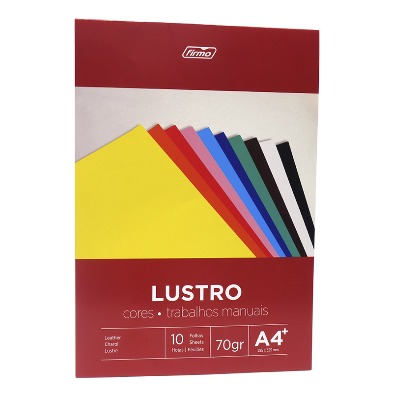 Bloco Papel Lustro A4+