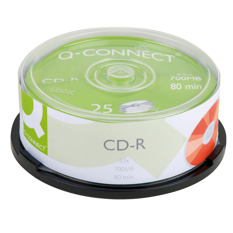 Cd-r q-connect capacidade 700mb
duracao 80min