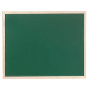 Quadro verde c/ caixilho
madeira 90x60 cm.