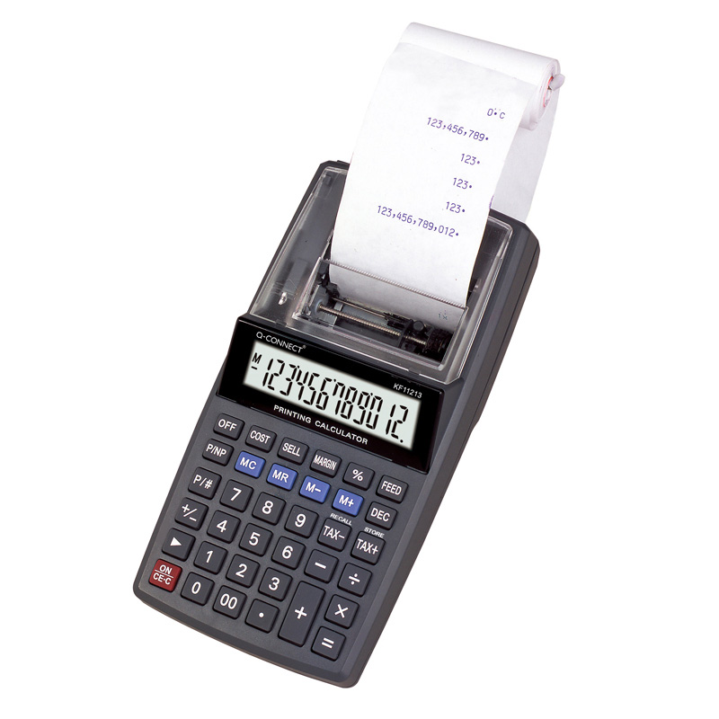 Calculadora Q-connect com
impressão papel