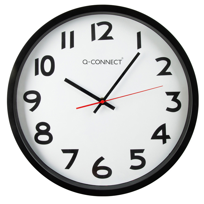 Relógio de parede
redondo em plástico