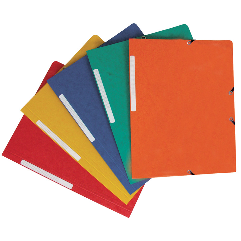 Pasta de elásticos q-connect din
a4 com abas sortidas