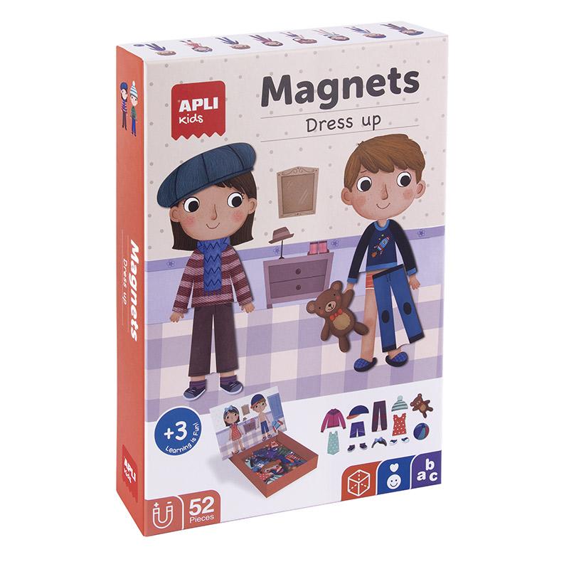 Jogo Magnets Vestir Educativo (+3)