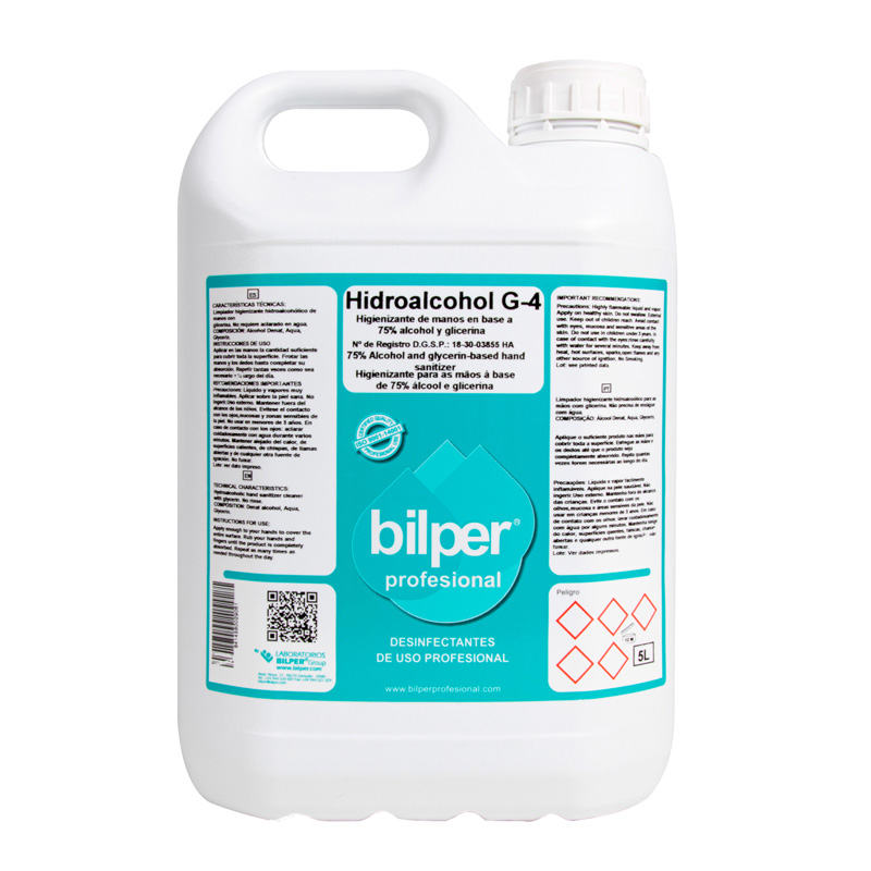 Gel hidroalcóolico higienizante de
mãos