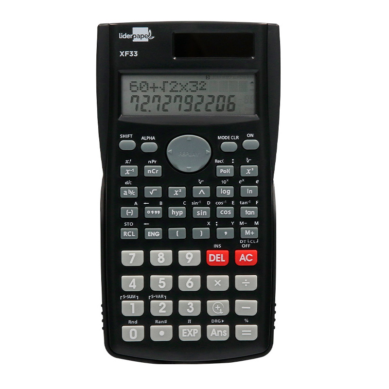 Calculadora liderpapel cientifica
xf33 12 dígitos