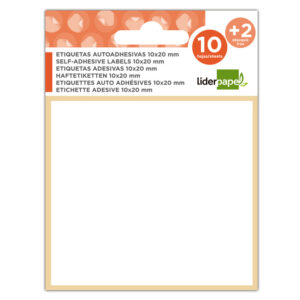 Etiquetas adesivas liderpapel 10
+ 2 folhas 14x53 mm 120
etiquetas.